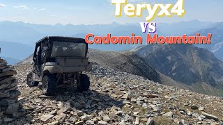 Teryx4 Trail to a mountain top