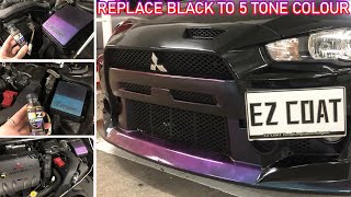 Car bumper & plastic change to 5 tone colour (Aurora 5 tone colour)