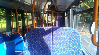 Stagecoach London 241 to Stratford City Bus Station 11034 SN18 KUA