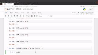 Python for Bioinformatics | count the number of characters in a string   | number of nucleotides