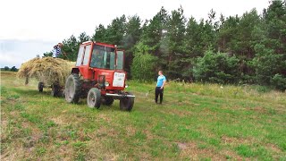 Возим сіно трактором Т25!