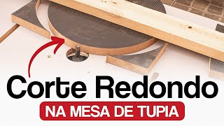 Como fazer corte redondo de madeira - Use essa técnica!