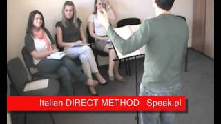 Italian Language Lessons with Direct Method Speak.pl