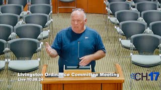 Livingston Ordinance Meeting | October 8, 2024