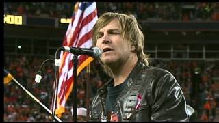 Jack Ingram Performs The National Anthem at Mile High Stadium