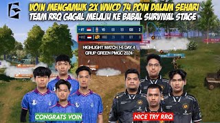 CONGRATS VOIN DONKEY - NT TEAM RRQ | HIGHLIGHT MATCH 1-6 DAY 4 GRUP GREEN PMGC 2024