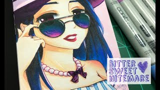 Copic Marker Drawing ✧ Quoi? (Anime/Manga)