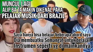 Ke enakan dg istrumen Alip Ba Ta,Pelajar musik dari Brazil ini, bersemangat Ingin belajar Gitar lagi