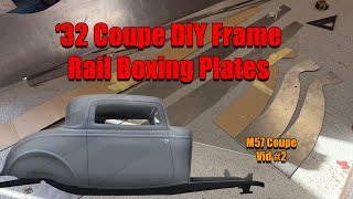 BMW M57 1932 3W Ford Coupe - DIY Frame Rail Boxing Plates Vid#2