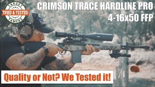 HANDS-ON REVIEW: Crimson Trace Hardline Pro 4-16x50 FFP MR1-MIL