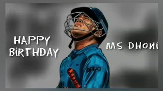 Dhoni birthday whatsapp status | 😈Thala Birthday Mash up full screen 😇|