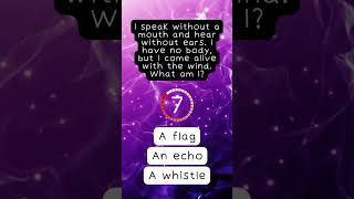 🌬️ #EchoRiddle Windy Talker #echo #riddleswithanswers #triviachallenge