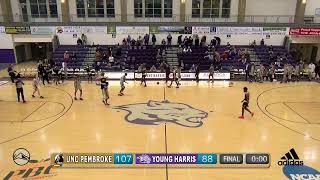 MBB | UNC Pembroke at Young Harris | #DefendtheDen | Jan. 4, 2020