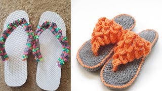 SANDALIAS TEJIDOS A CROCHET GRÁFICOS