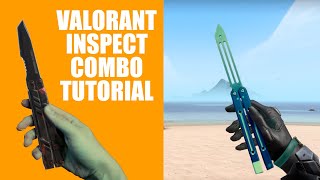 Valorant Inspect Animation Balisong Tutorial (Advanced Combo #1)