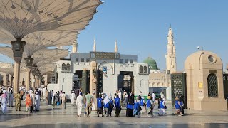 أذان العصر وطريقي إلى المسجد النبوي لأداء صلاة العصر وتغطية مميزة في أسواق الشعبية وسوق بلال