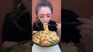 ASMR | China , eating fast  , Nooldes  , china noodles