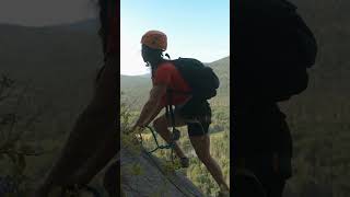 Venez découvrir la Via Ferrata sur la montagne de la Vache Noire au parc national du Mont-Tremblant!