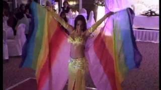 Colourful Veil Belly Dance - Giselle