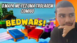 EU TENTEI ENTRAR NO MAPA DE BEDWARS E O MAPA FEZ UM TROTE COMIGO NO MINECRAFT