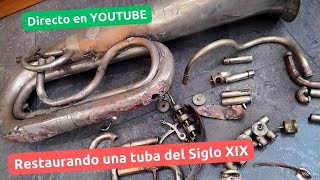 Restauración de una tuba del Siglo XIX con @LaparraLuthier