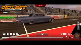 No limit drag racing 2.0 v1.8.6 Dave Comstock (Daddy Dave) Twin Turbo 1963 Chevy Nova @5.669 et