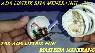 SAYANG KALW DI BUANG KARENA SAAT RUSAK PUN MASI BISA MENERANGI HIDUP ANDA...!!!