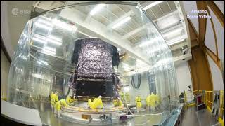 James Webb Space Telescope Placed on Ariane 5 and Secured Inside The Fairing