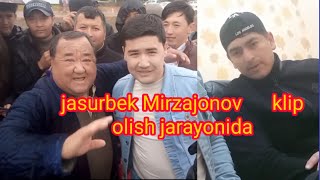 jasurbek Mirzajonov klip olish jarayonidan video lavha