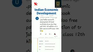 Indian economic development PDF class 12th TR jain VK ohri #shorts #viral #trending