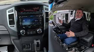 How to delete  pair, stream audio and set the sat nav in a 2018 Mitsubishi Shogun 3 2 DI DC Warrior