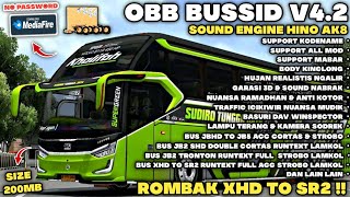 ROMBAK XHD TO SR2 V4.2!! UPDATE OBB BUSSID V4.2 TERBARU SOUND HINO AK8 | GRAFIK ETS 2 REAL HD