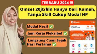 RAHASIA BISNIS ONLINE HANYA DARI RUMAH OMSET 20 JUTA/BULAN TANPA SKILL CUKUP MODAL HP