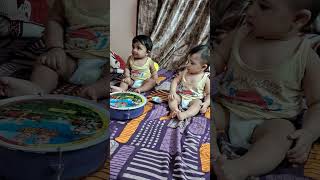 Tweens enjoying #tween #child #baby #dhyanam #fun #comedy  #cute #play #exercise #ytshorts