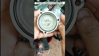 Oil filter replacement of bike| informative trick