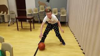 Early Morning Basketball Drills with Boston - 20170228 064536