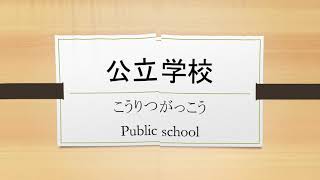 JLPT Vocabulary related School & university