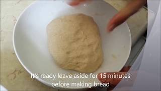 How to make dough for Roti Chapati or Paratha Indian flat  bread#1