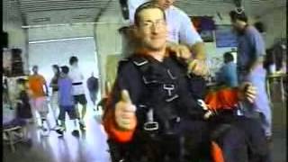 David's second skydiving jump