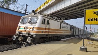 Howrah WAP5 New Jalpaiguri Shatabdi Express Attacks Kamarkundu at 130 Kmph..