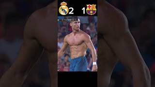 Real Madrid 3×1 Barcelona| Ronaldo Vs Messi| #ronaldo #messi #football #shorts #trending #viral