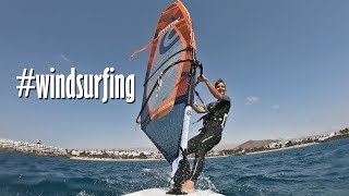 Epic Windsurfing Day at Lanzarote: With Harness & 4.5 Sail