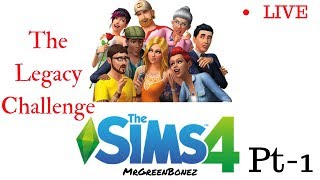 Sims 4 Legacy Challenge - Pt1 - Fresh Start