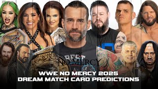 WWE NO MERCY 2025 DREAM MATCH CARD