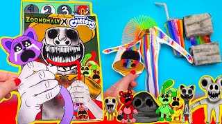 🖊MAKING DELICIOUS ZOOKEEPER& CATNAP GAMEBOOK + RAINBOW ZOOKEEPER SQUISHY PLAY