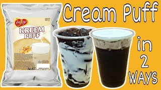 CREAM PUFF FOR MILK TEA | INJOY Kreem Puff | Cream Puff Foam | Cream Puff for Walling