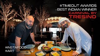 #instafood & #art with Timeout Awards Best Indian Restaurant Winner - Carnival by Tresind