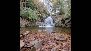 Hawk Falls at Hickory Run State Park from a distance (2021)