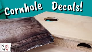 How to Apply a Vinyl Decal to Cornhole Boards