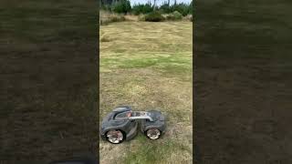 Husqvarna AWD 435x large steep and challenging lawn…..